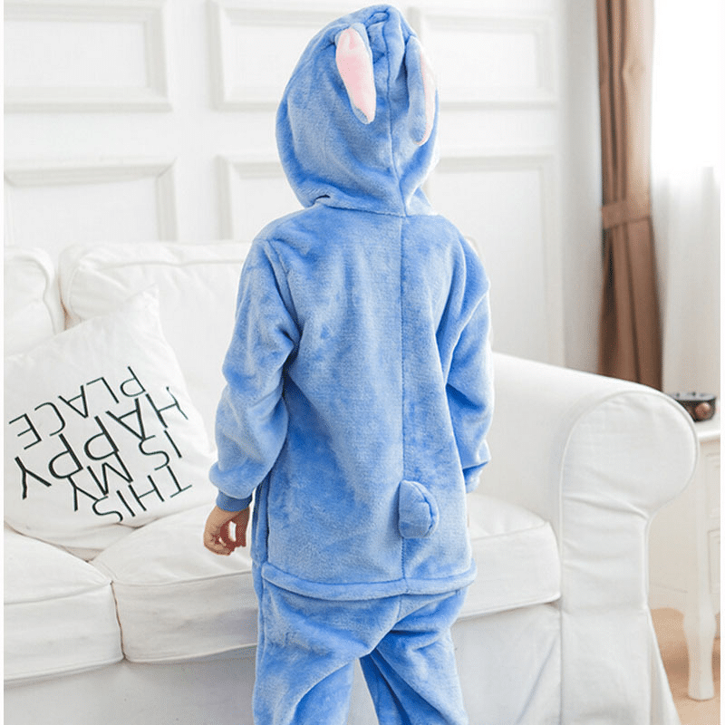 Pijama Stitch Kigurumi 3-12 Años Polar Enterizo - 5 - 6 | 95 cm