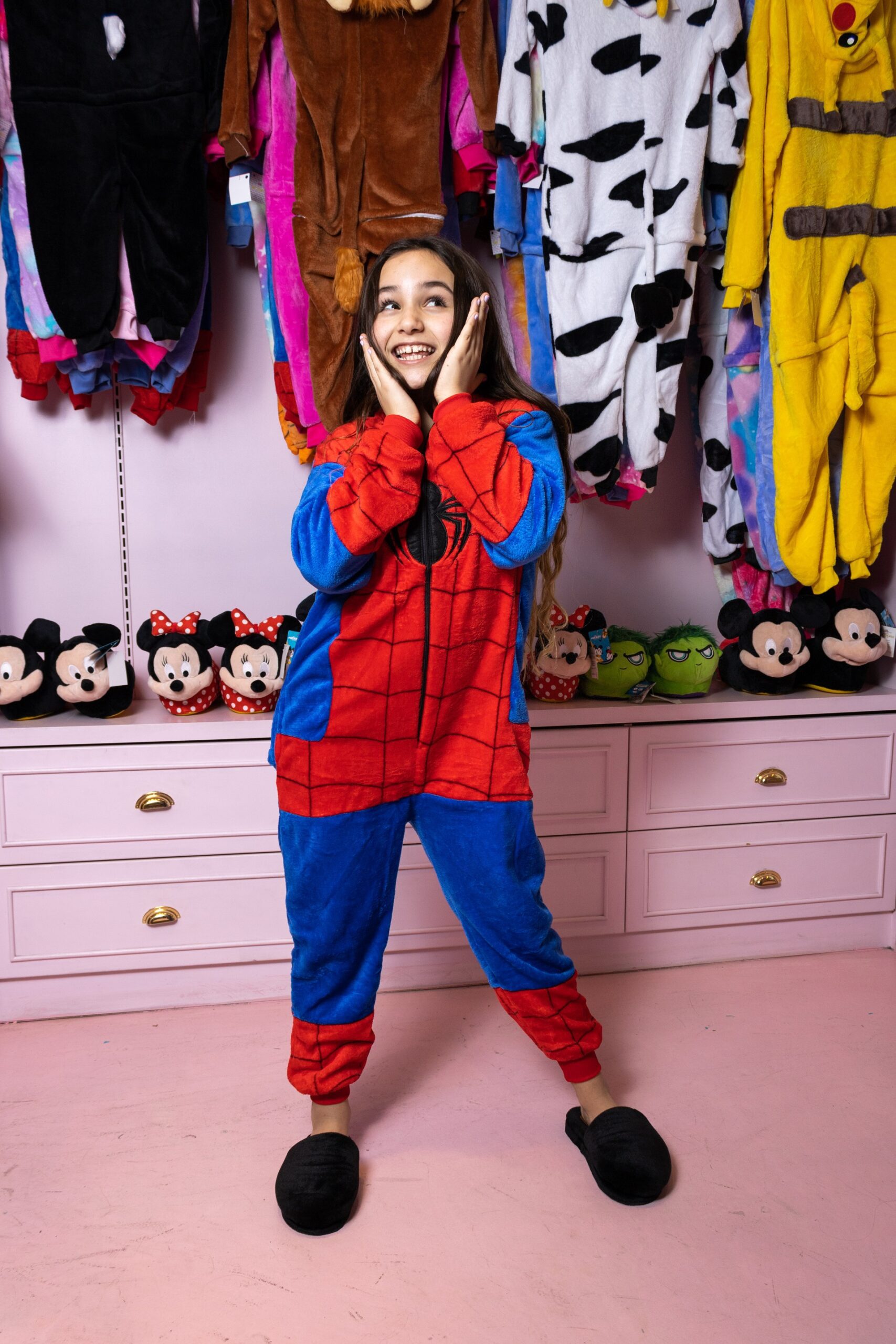 Pijama Entero Spiderman Tan