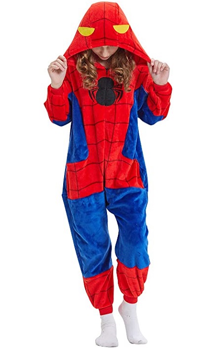 Unión Específicamente Parpadeo Pijama Entero Spiderman – Tan Flores